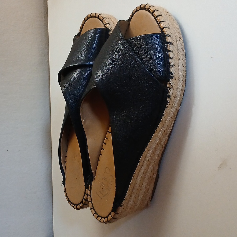 Leather Wedges - Picture 2 of 5